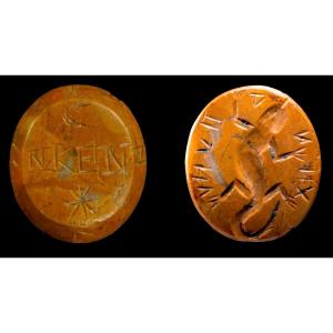 Ancient Rome: Roman Magic Intaglio: Salamander / Lizard 