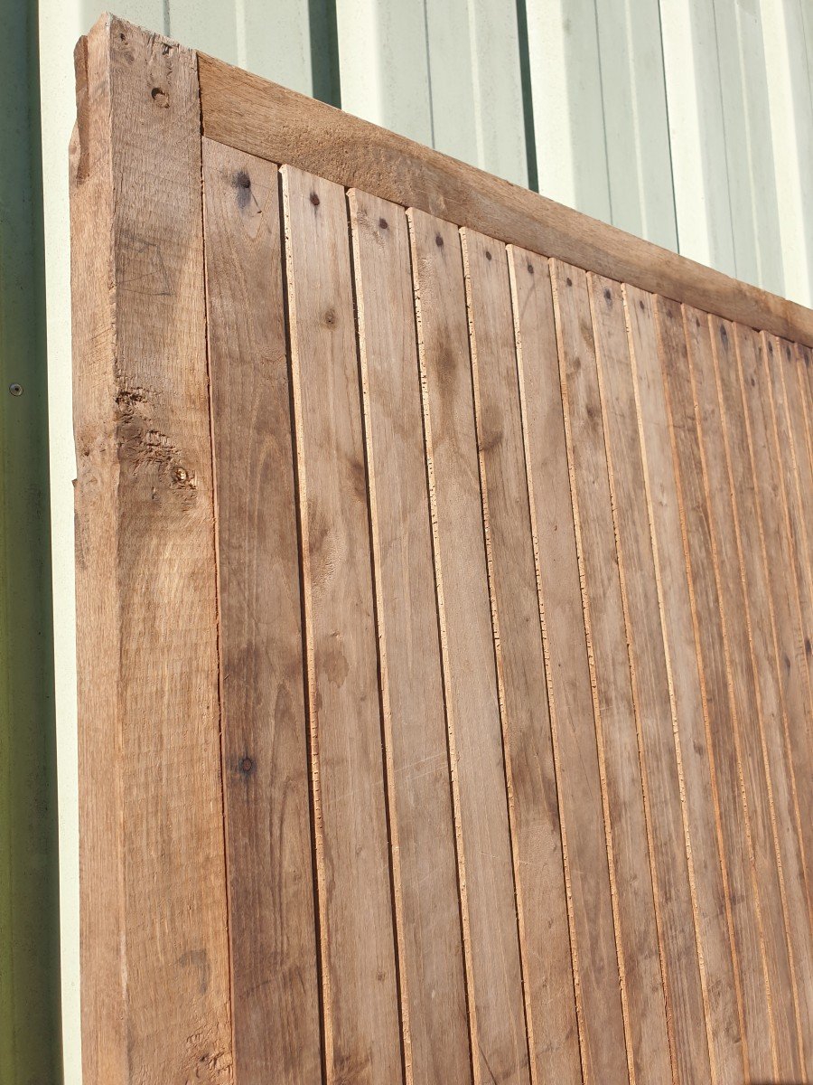 Rustic Chestnut Barn Door - 20th Century-photo-3