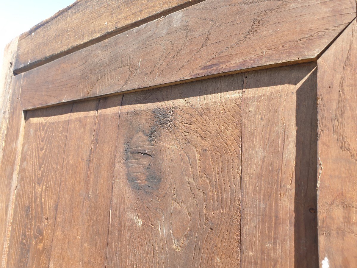 Pair Of Twin Attic Doors From A Hotel Dating From 1825, With Their Frames-photo-2