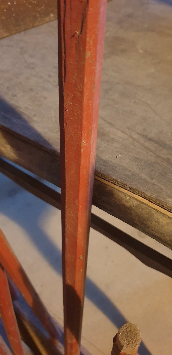 Old Red Railing - Early 20th Century-photo-1