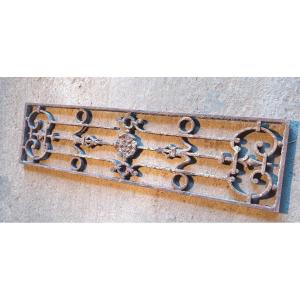 19th Century Cast Iron Protective Grille