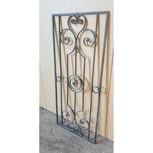 20th Century Wrought Iron Protective Grille