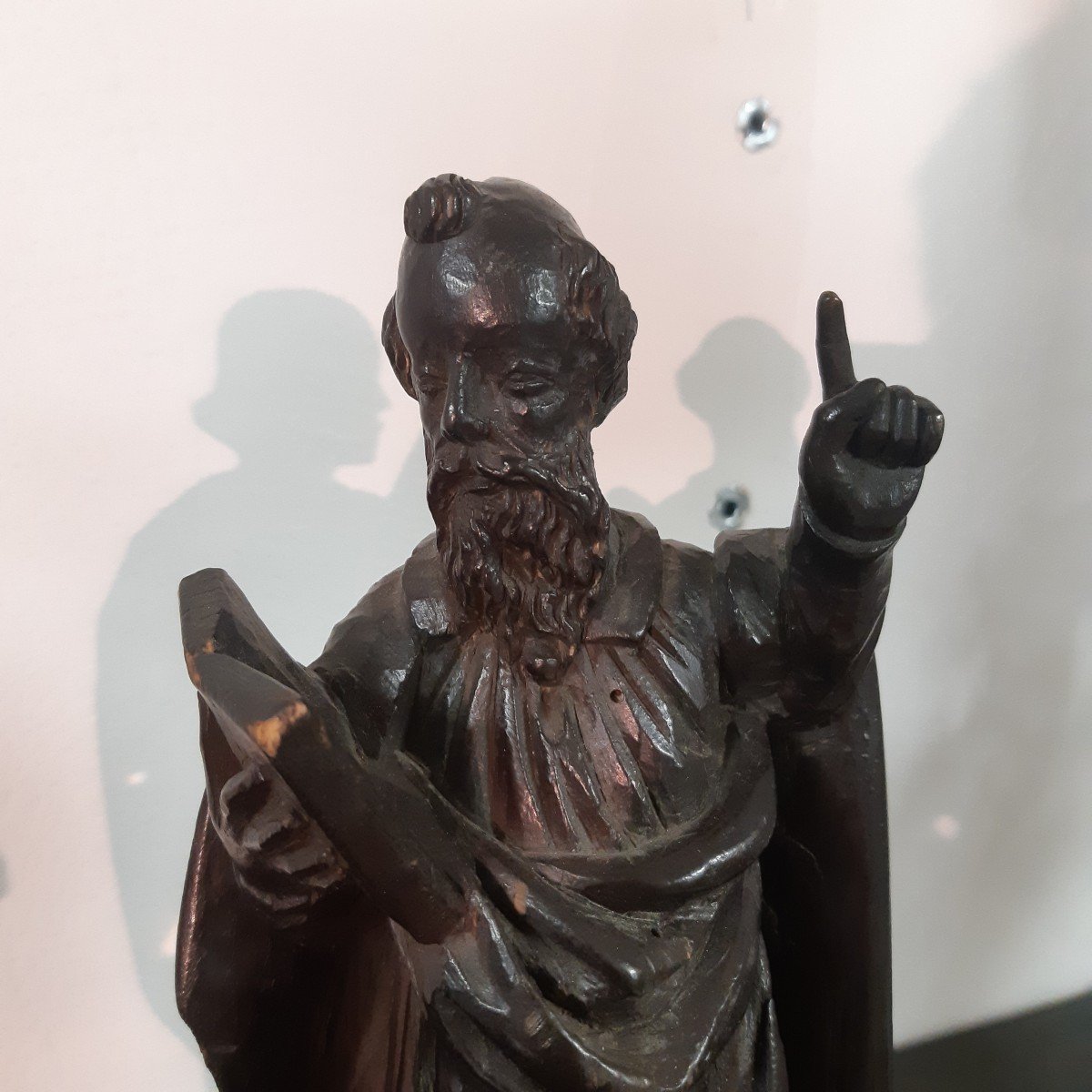 Paire De Statue De Saint Personnage -photo-4