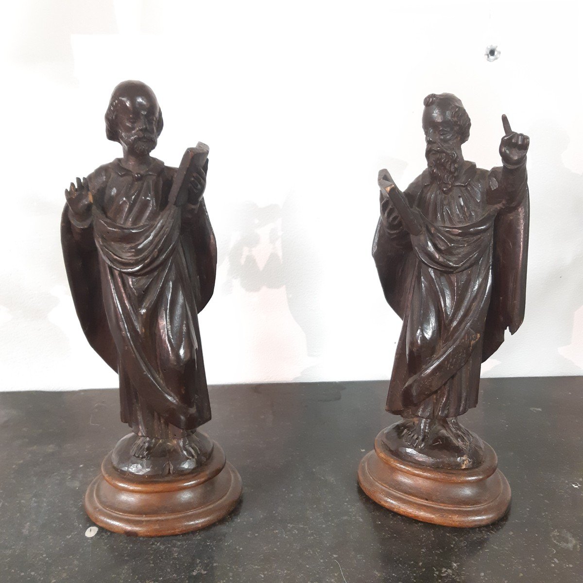 Pair Of Statue Of Saint Character