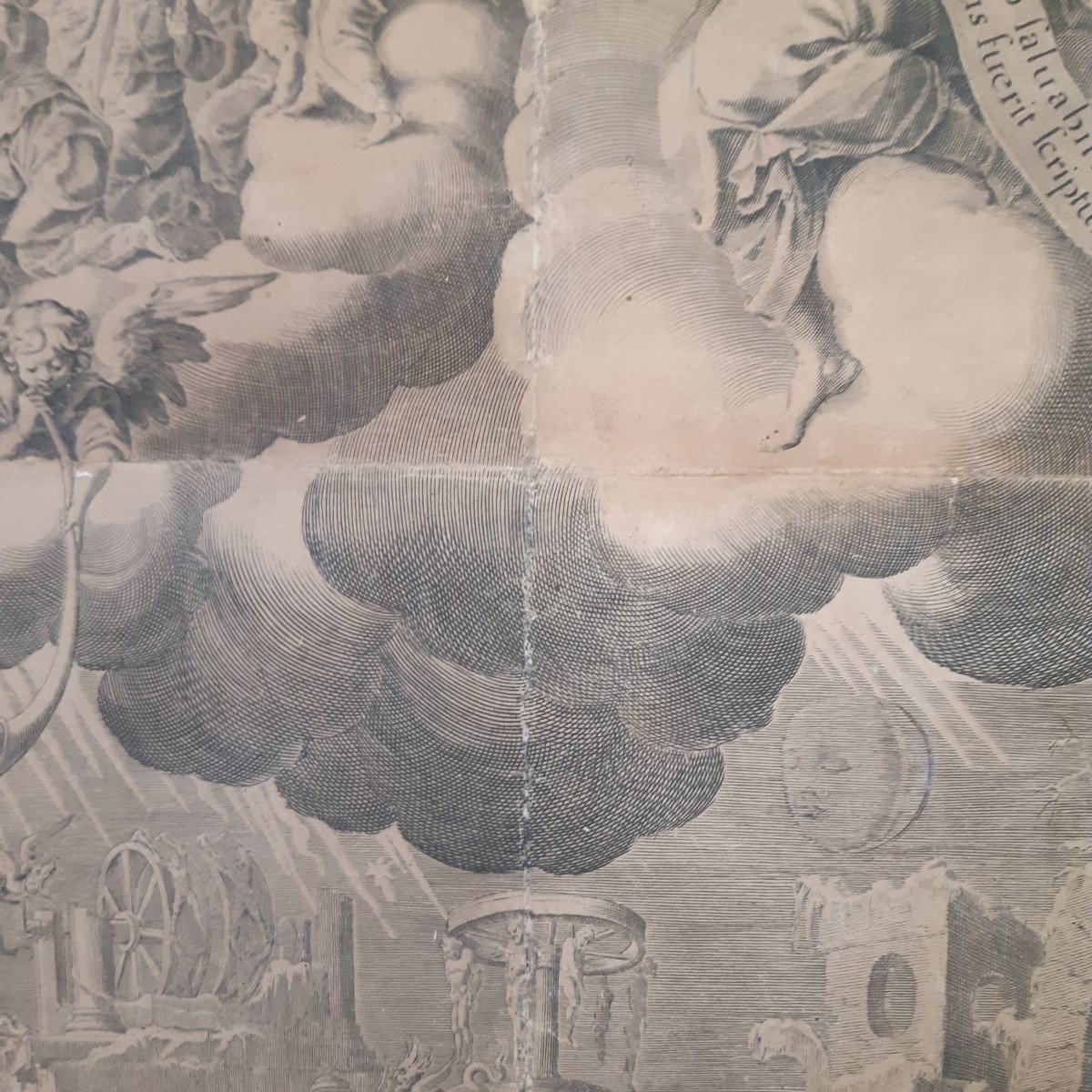 Grande Gravure Jugement Dernier Par Peter De Jode 172x124cm-photo-2