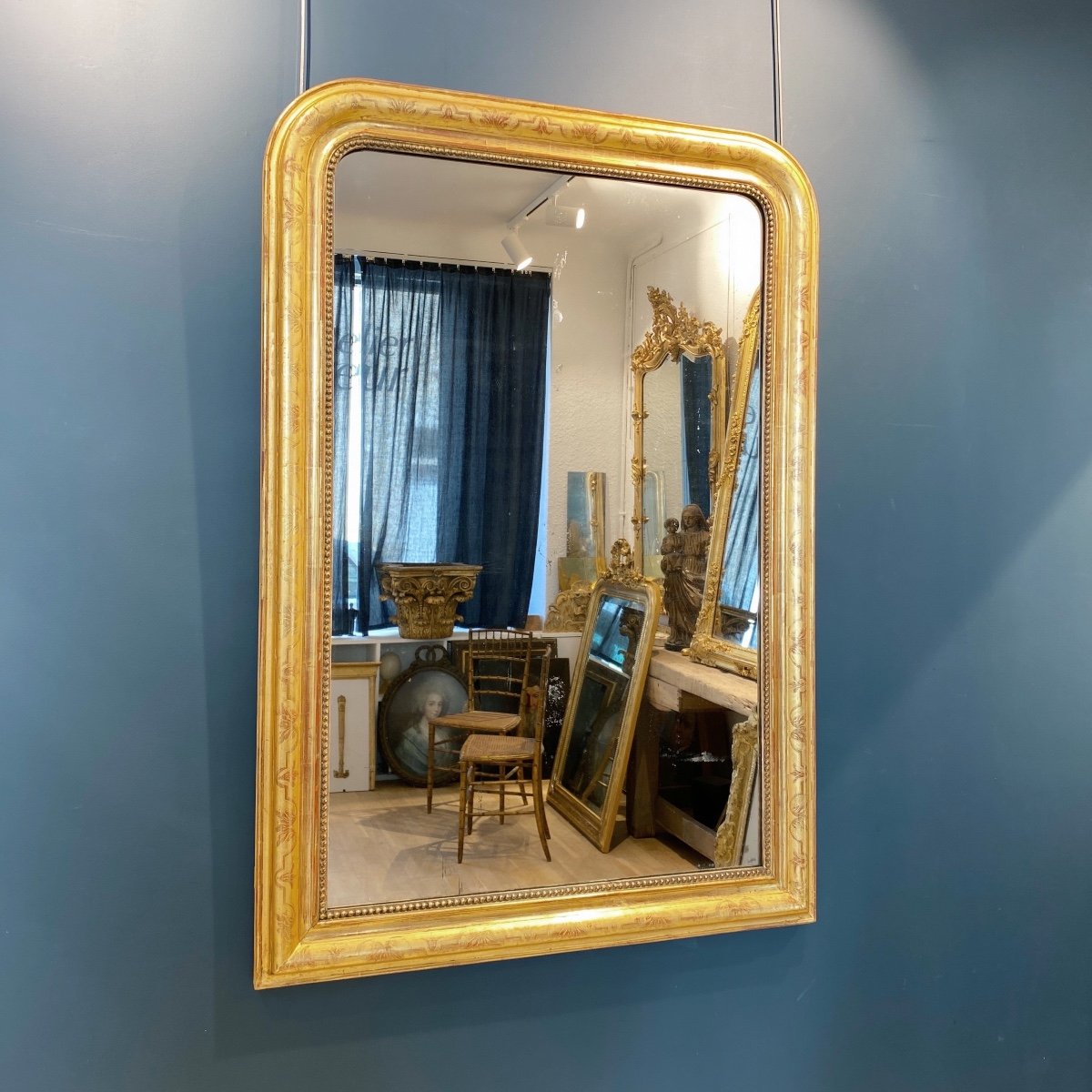 Louis Philippe Mirror Ref. 503 / 99x142-photo-1