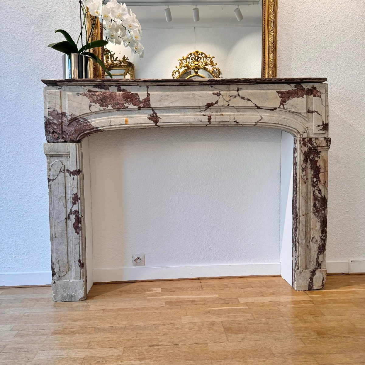 Louis XIV Fireplace - 17th - 160x28x122-photo-3