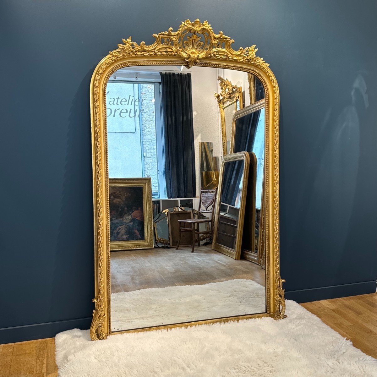 Mid-19th Century Mirror Ref. 586 / 132x193-photo-3