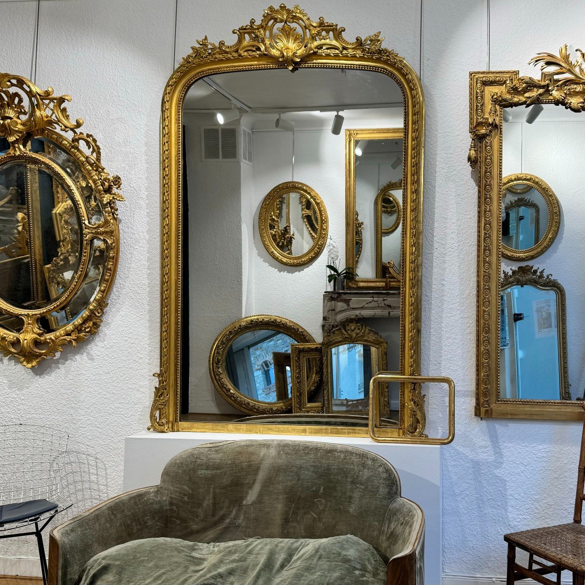 Mid-19th Century Mirror Ref. 586 / 132x193-photo-4