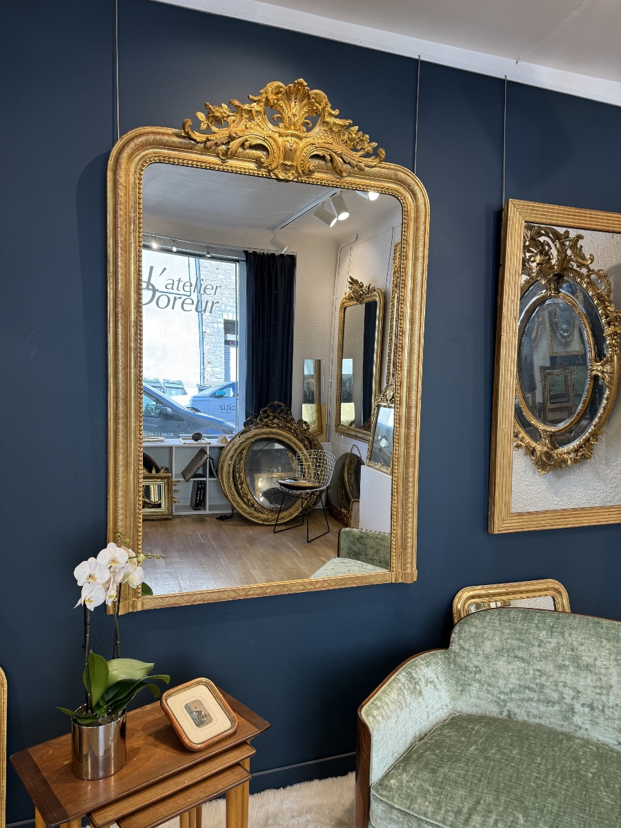 Louis Philippe Mirror With Pediment Ref. 606/ 116x178-photo-4