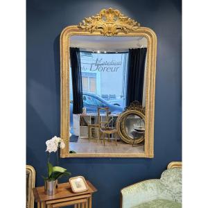 Louis Philippe Mirror With Pediment Ref. 606/ 116x178