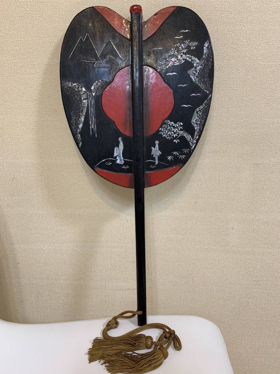 Authentic Gunbai Ancient "command Fan"