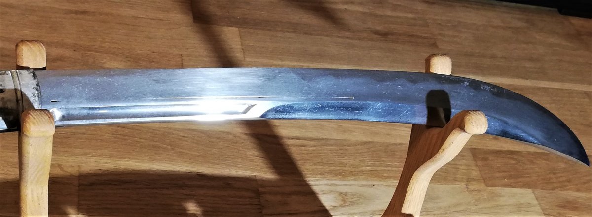 Rare For Sale, Naginata With Shinto Blade Signed Noshu Seki Ju Jumyo - Length 2.20 Meters-photo-3