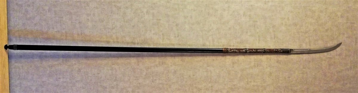 Rare For Sale, Naginata With Shinto Blade Signed Noshu Seki Ju Jumyo - Length 2.20 Meters