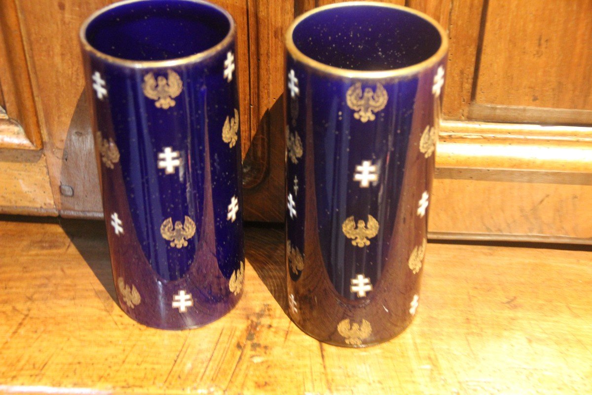 Paire De Vases  Luneville-photo-2