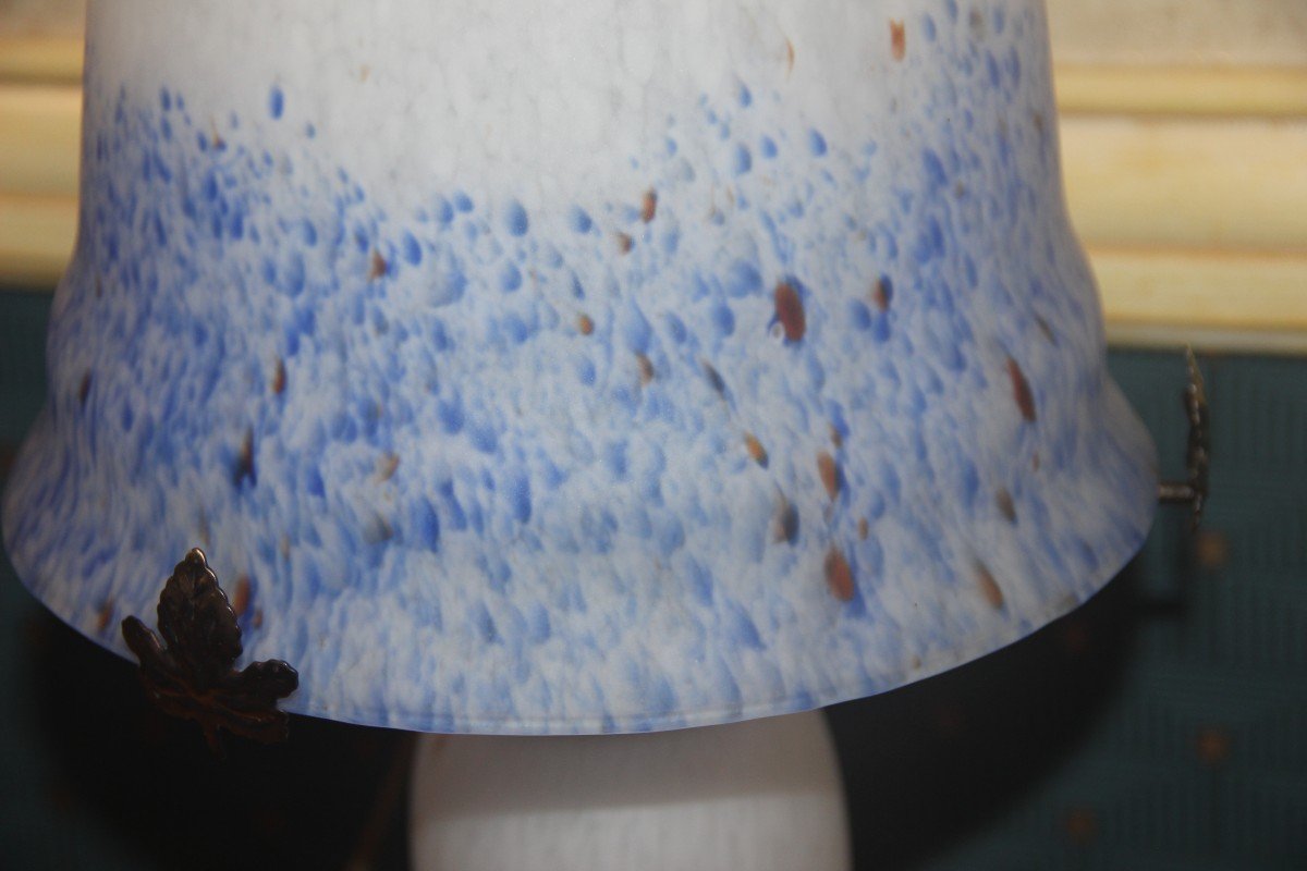 Glass Paste Mushroom Lamp-photo-2