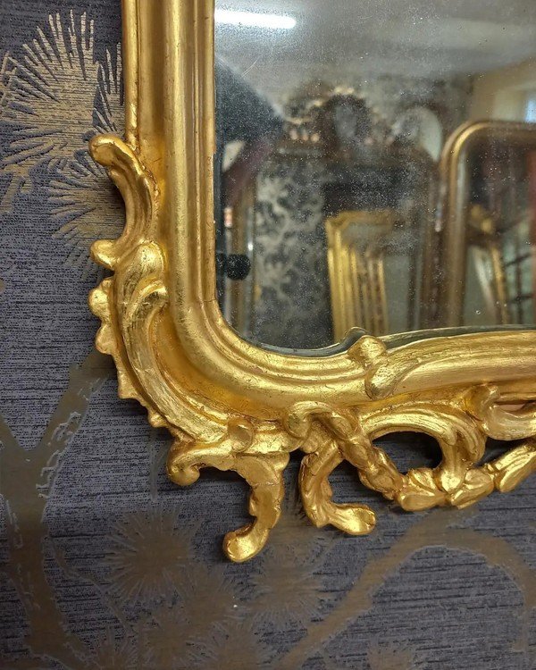 Miroir époque Louis XVI   112 X 48-photo-3