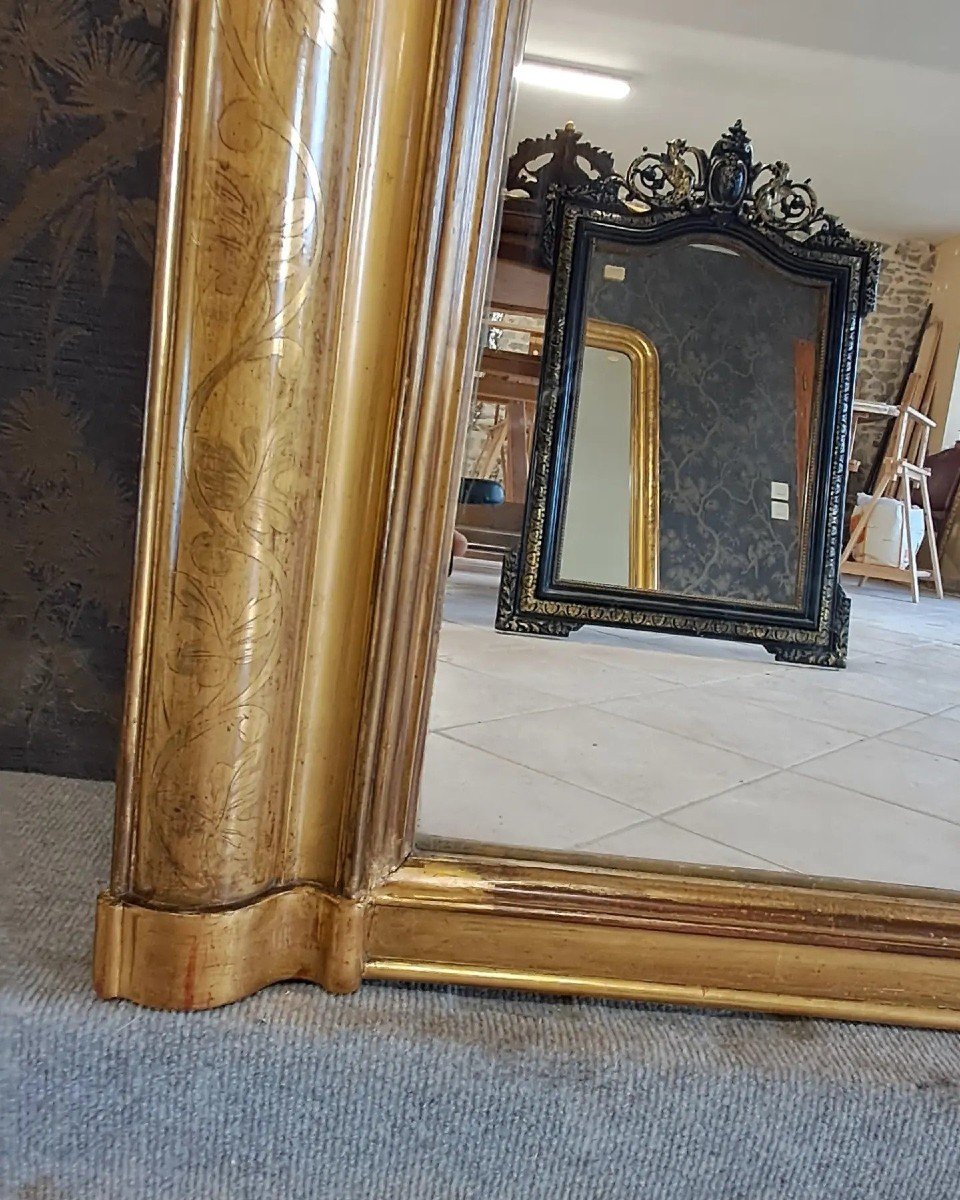 Louis Philippe Period Mirror 185 X 116-photo-1