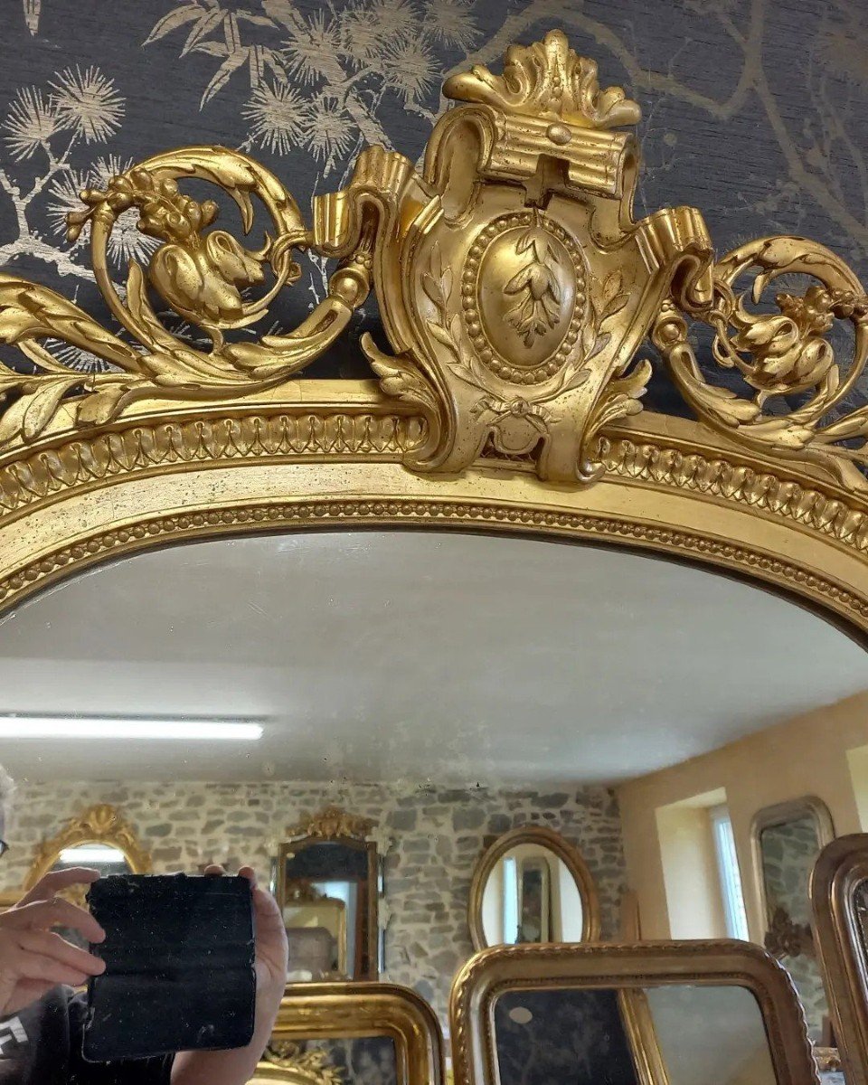 Miroir XIX Style Louis XV    165 X 96-photo-3