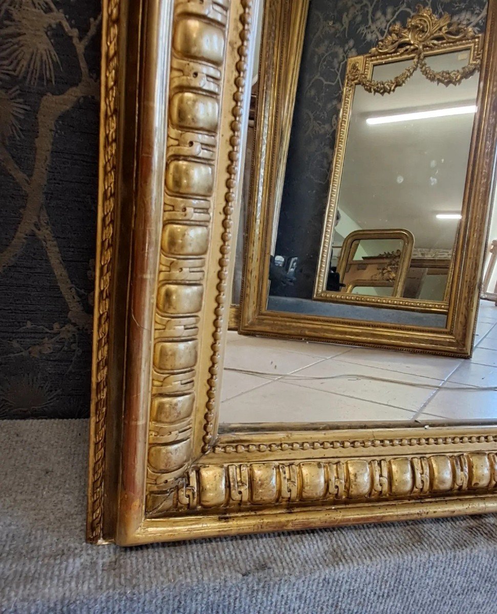 19th Century Napoleon III Mirror 175 X 92-photo-1