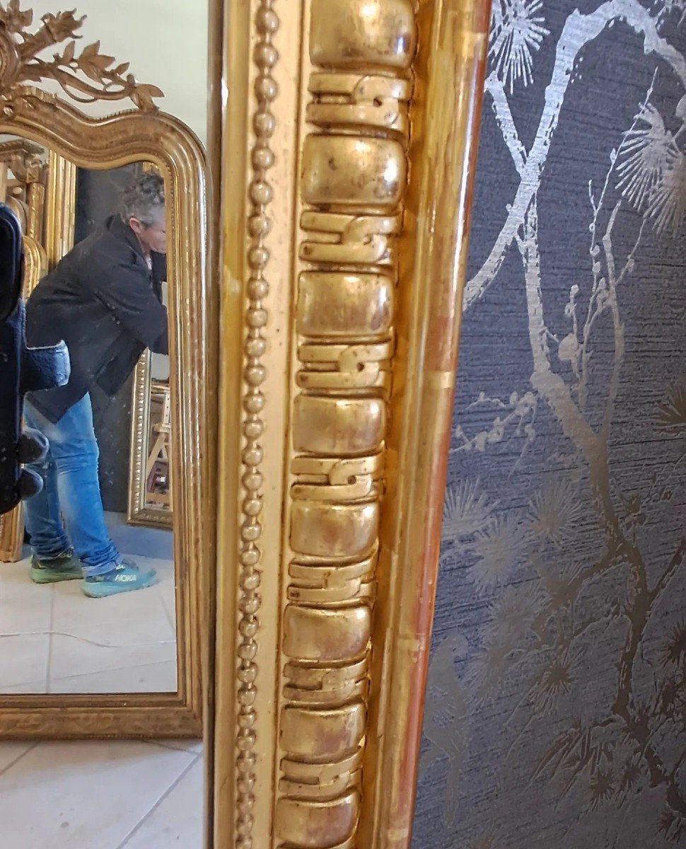 19th Century Napoleon III Mirror 175 X 92-photo-2