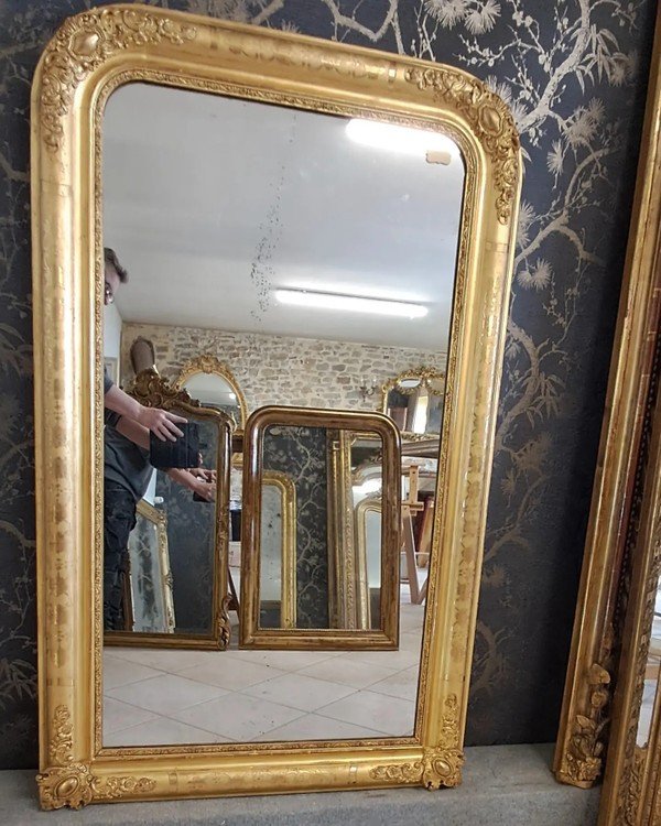 Restoration Period Mirror 139 X 85-photo-2