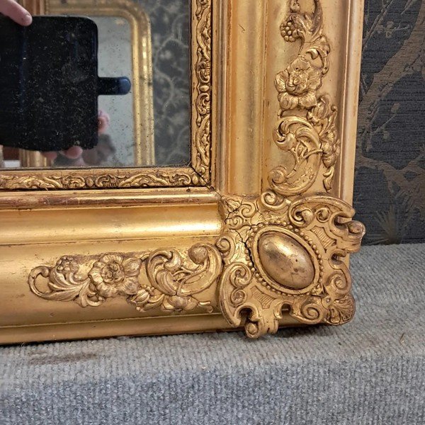 Restoration Period Mirror 139 X 85-photo-2