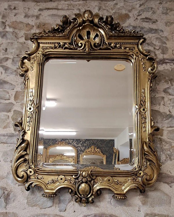 19th Century Mirror 85 X 62-photo-2