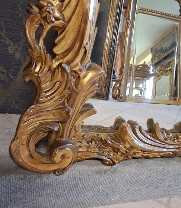 XIX Baroque Mirror 125 X 87-photo-3