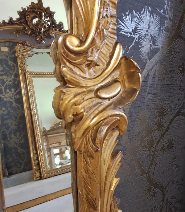 XIX Baroque Mirror 125 X 87-photo-6