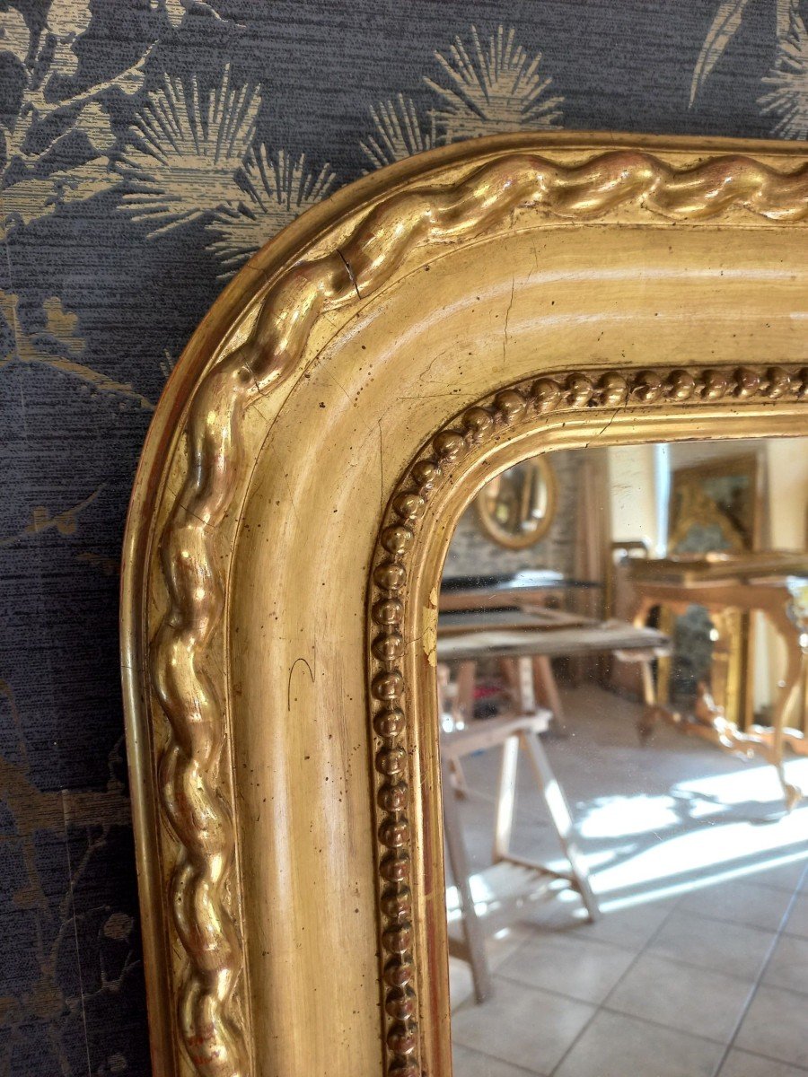 Miroir époque Louis Philippe 133 X 79-photo-3