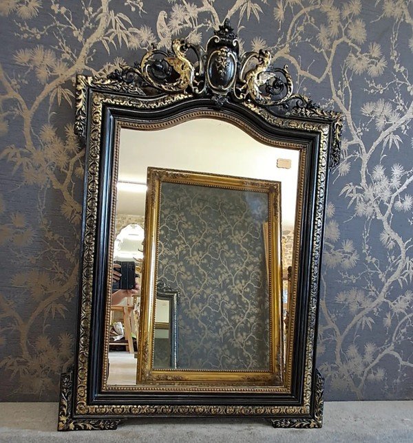 Napoleon III Period Mirror 121 X 80-photo-2