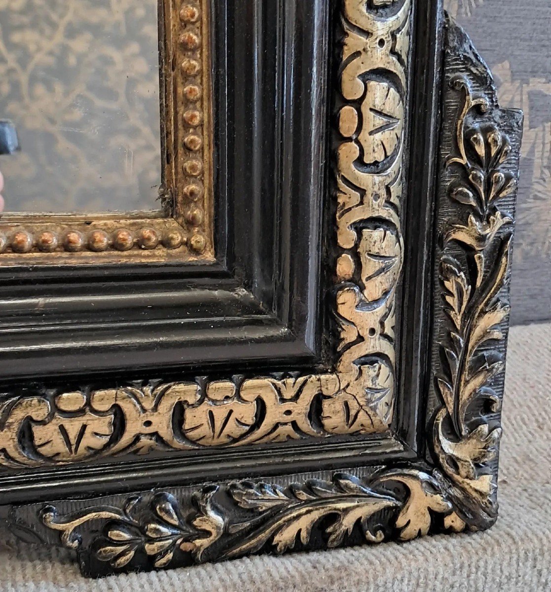 Napoleon III Period Mirror 121 X 80-photo-3