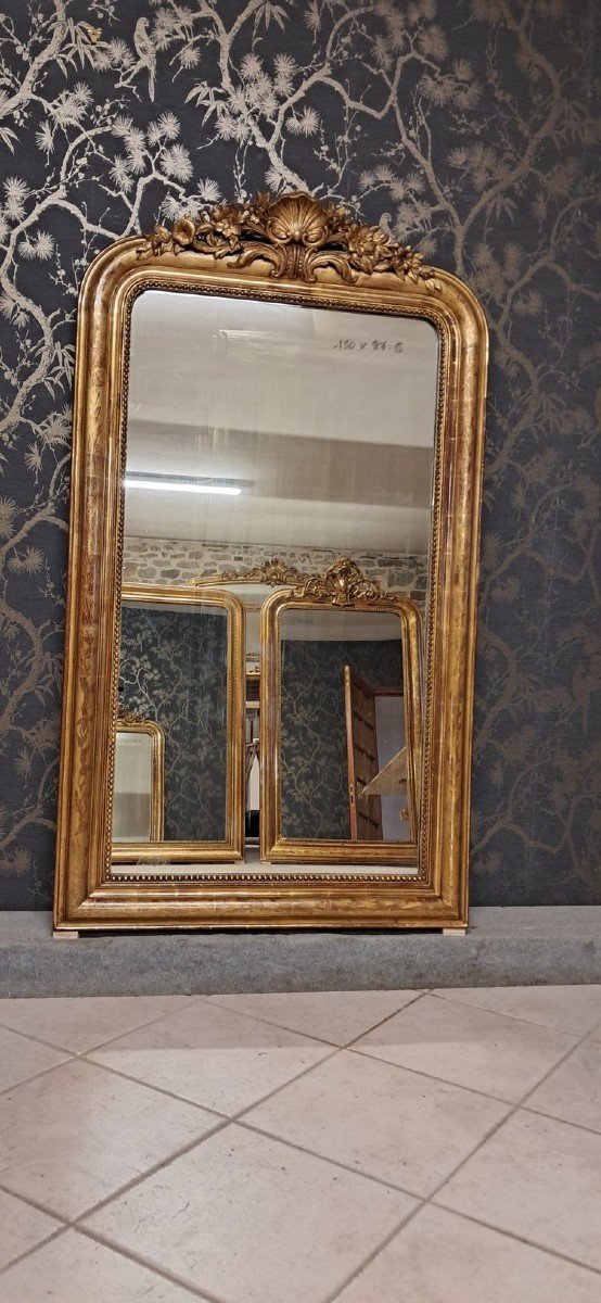 Miroir Louis Philippe Fronton 150 X 87.5-photo-2