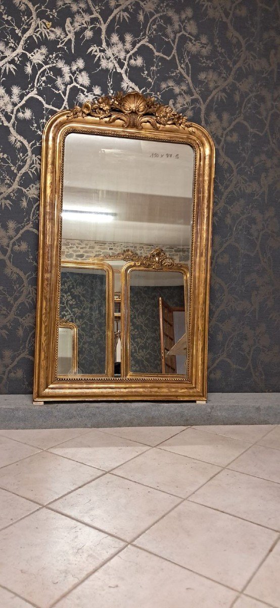 Miroir Louis Philippe Fronton 150 X 87.5-photo-3