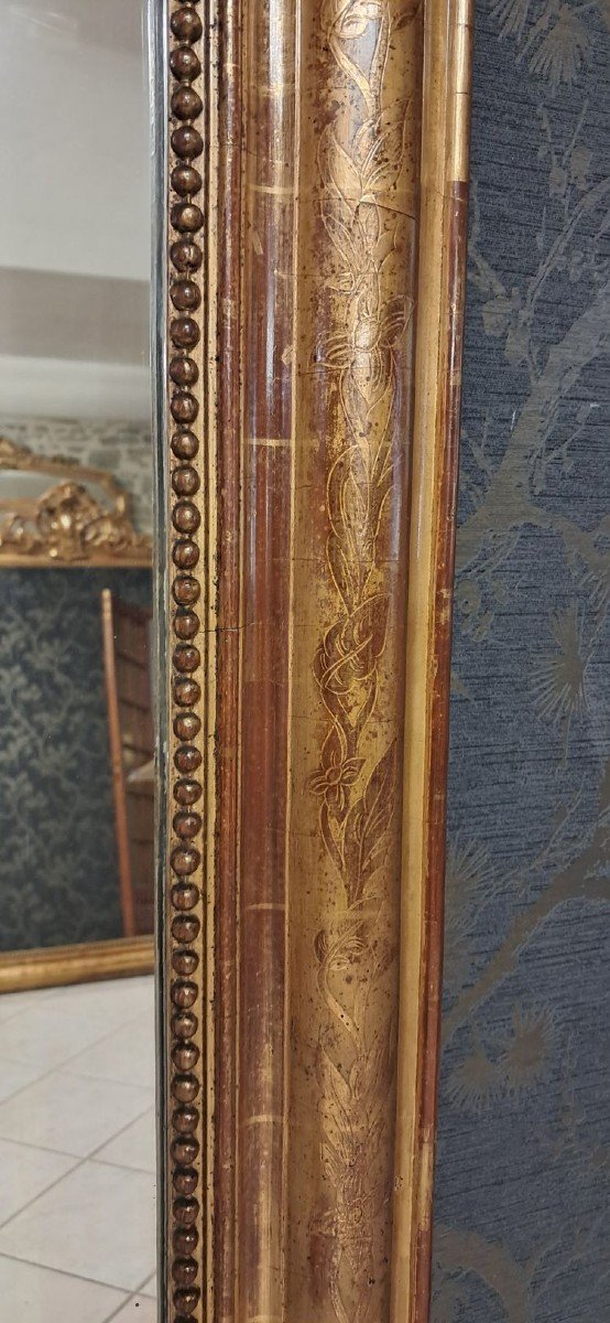 Miroir Louis Philippe Fronton 150 X 87.5-photo-5