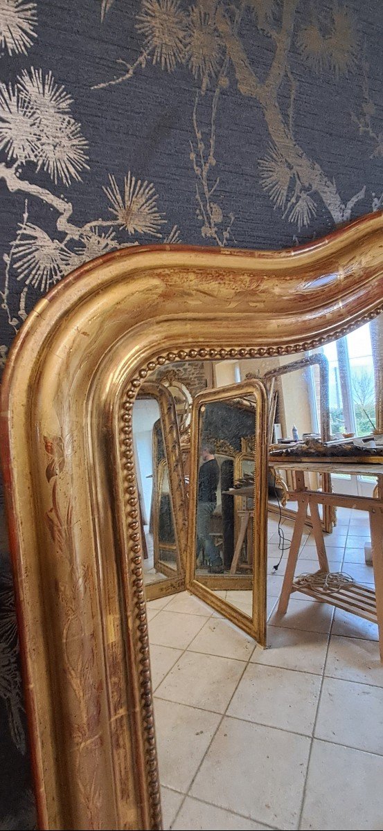 Miroir époque Louis Philippe 125 X 98-photo-4