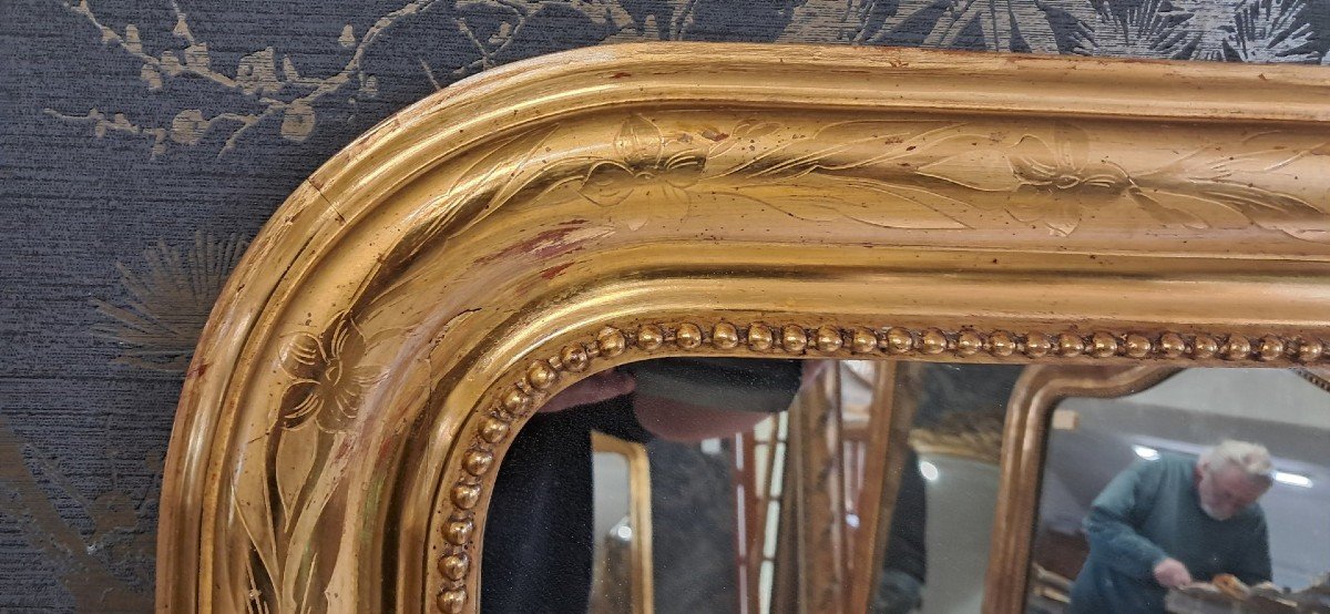 Louis Philippe Period Mirror 113 X 73-photo-2