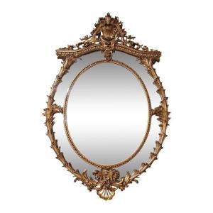 Miroir Oval  Napoléon III 141x 96