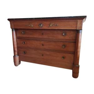 Empire Style Chest Of Drawers In Bond Walnut