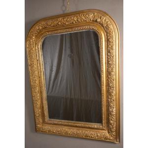 Miroir style Louis-philippe, Bois Doré