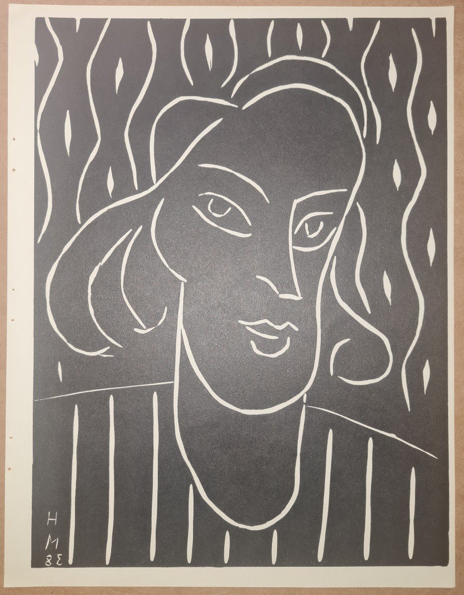 Proantic Henri Matisse Teeny Linocut 1938