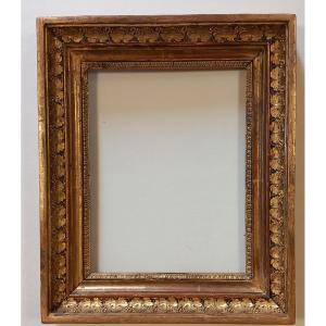 19th Century Frame In Golden Wood