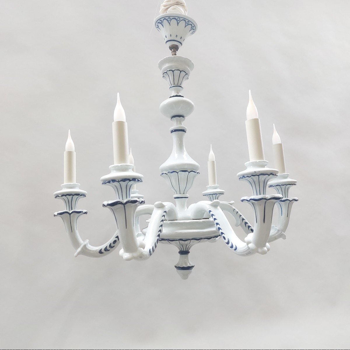 Capodimonte Porcelain Chandelier-photo-4