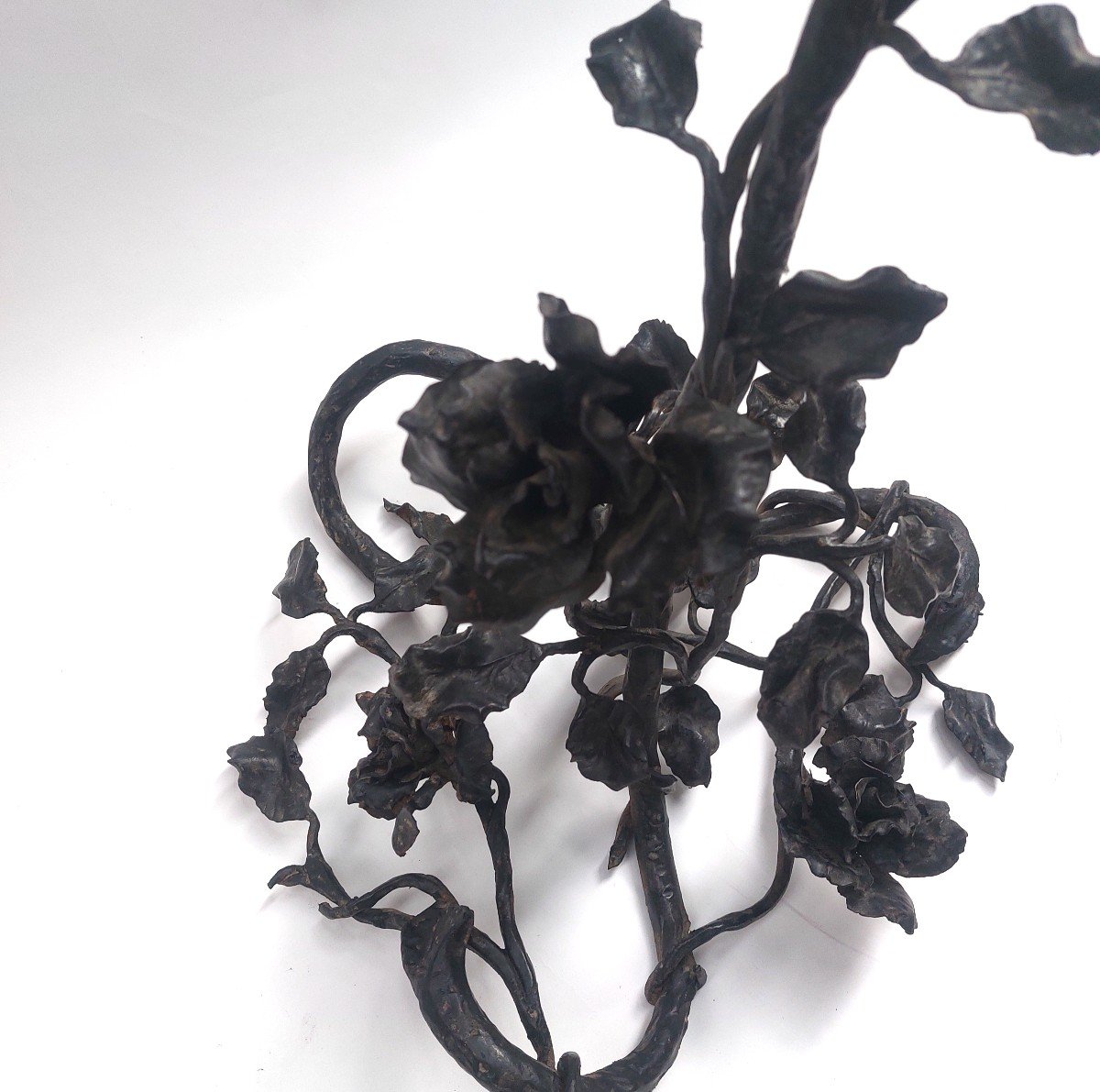 Wrought Iron Floral Sculpture-photo-2