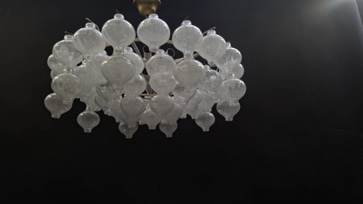 Vintage Chandelier: Tulipan By Jt Kalmar, Austria, Ca 1960-photo-3