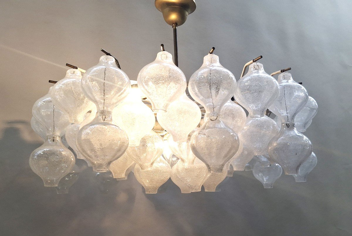 Vintage Chandelier: Tulipan By Jt Kalmar, Austria, Ca 1960-photo-3