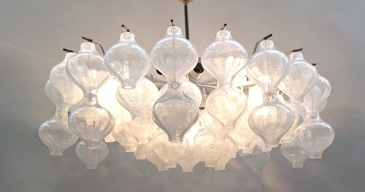 Vintage Chandelier: Tulipan By Jt Kalmar, Austria, Ca 1960