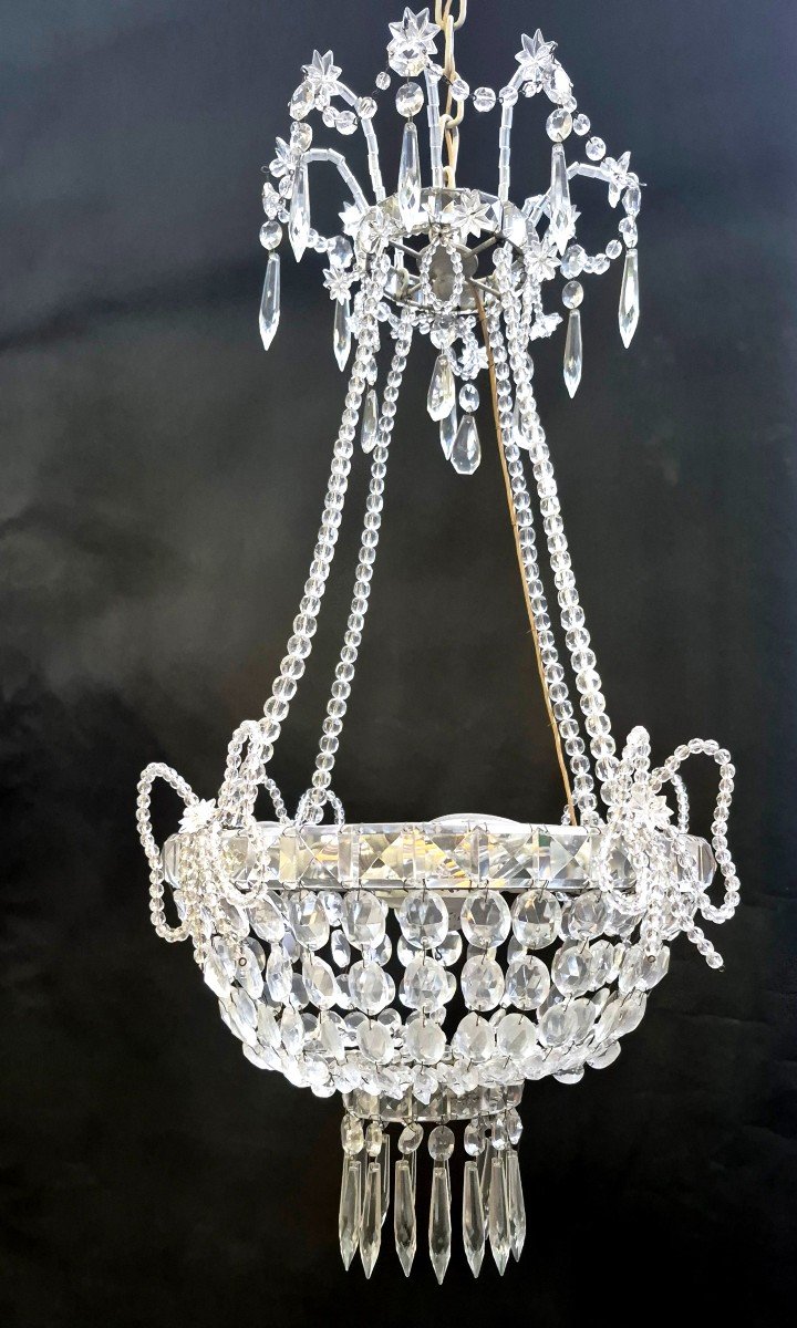 Lustre En Cristal, France, Vers 1900