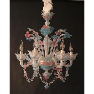 Colorful Murano Chandelier